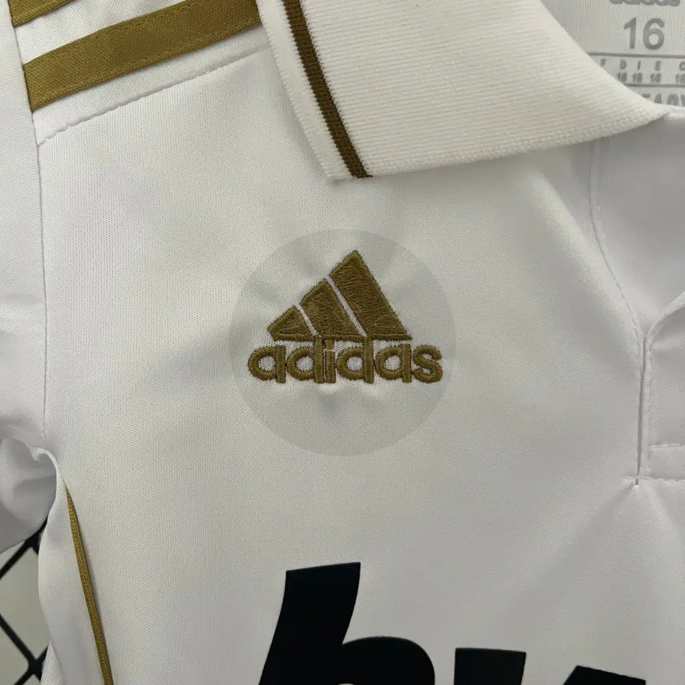 Real Madrid Home Retro Kit Kids 11/12 Football Jersey