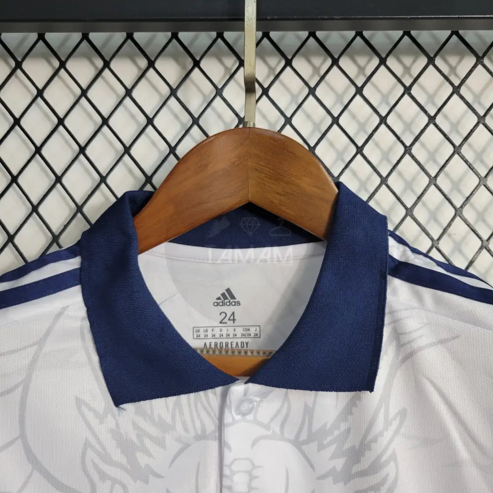Real Madrid Kit Special Edition Dragon White Kids 23/24 Football Jersey