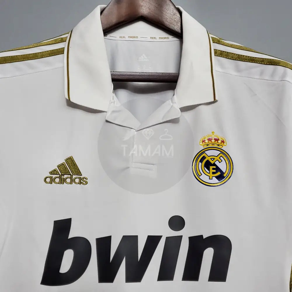 Real Madrid Retro 11/12 Kit Long Sleeves Sleeves Football Jersey