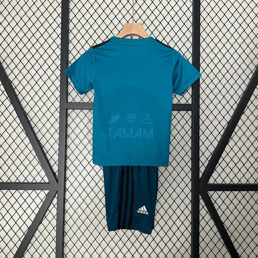 Real Madrid Third Retro Kit Kids 17/18 Football Jersey
