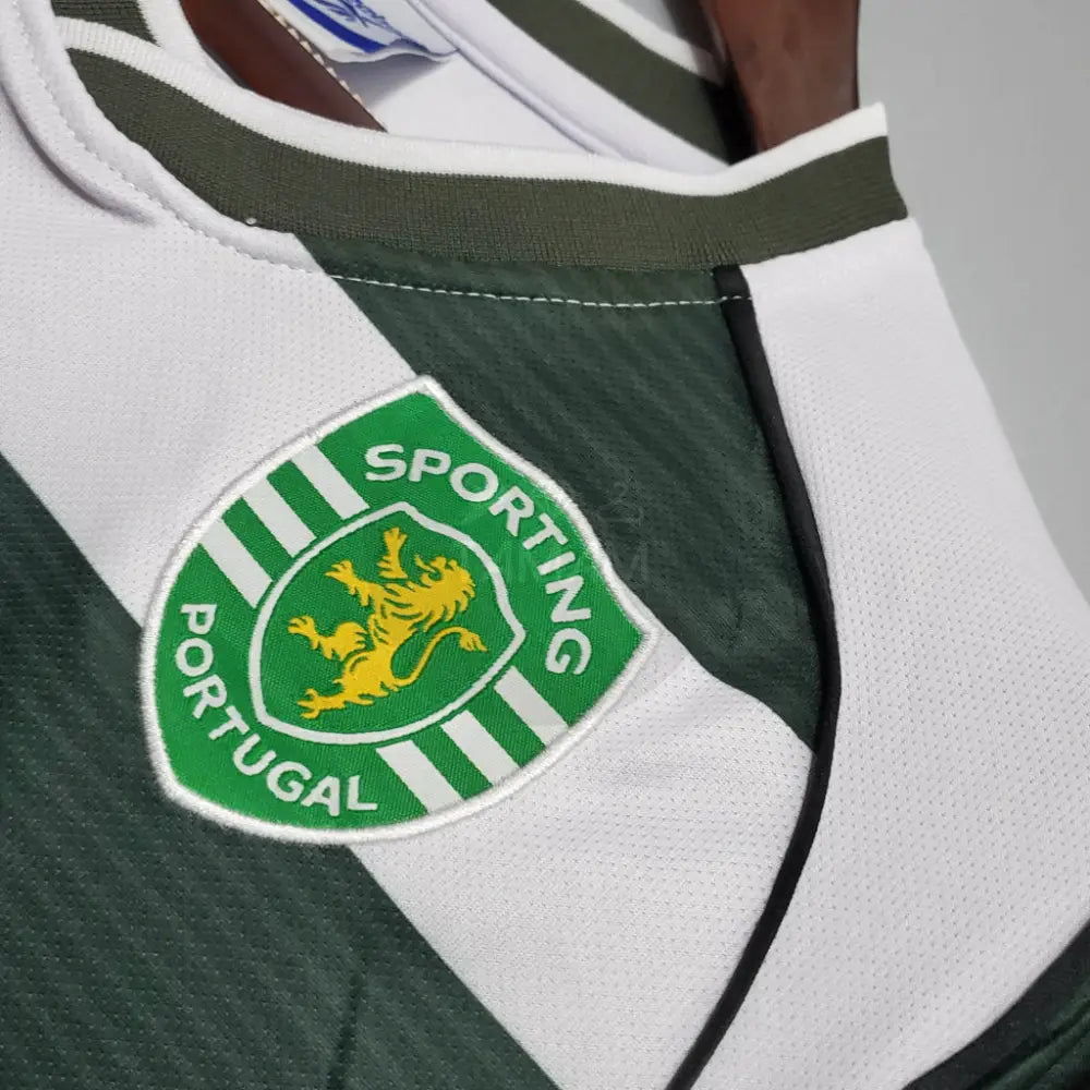 Sporting Lisbon Portugal Home Kit Retro 01/03 Football Jersey