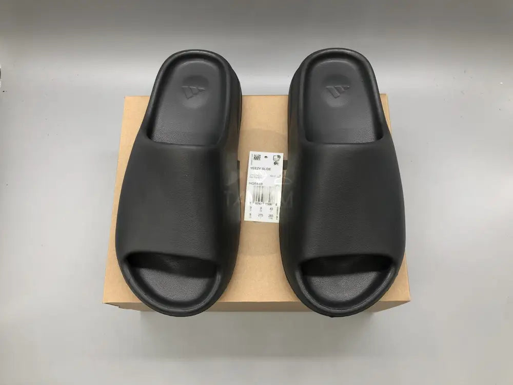 Yeezy Slides Onyx Black Footwear