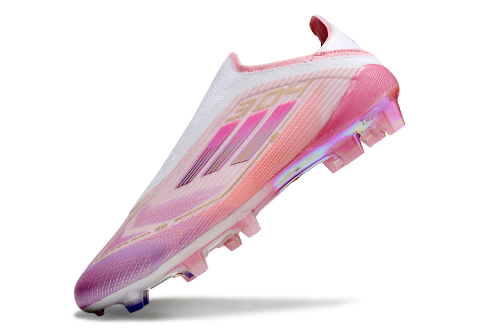 Adidas F50 Laceless x Lamine Yamal FG  Purple/White/Pink Lamine Elite