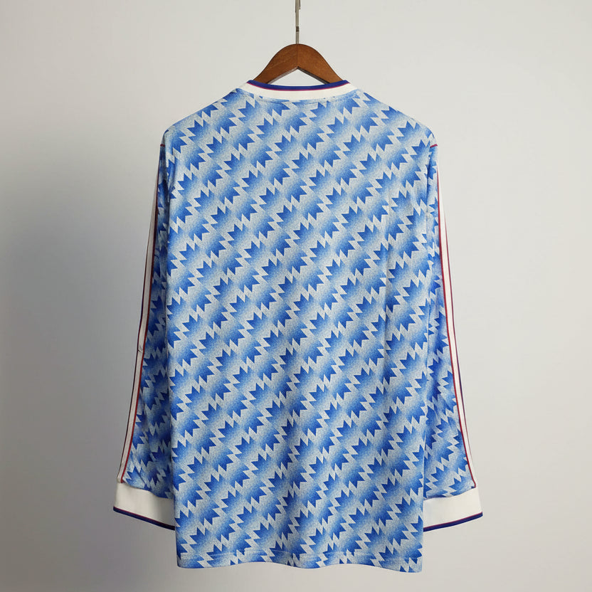 Manchester United Away Kit Retro 90/92 Long Sleeves