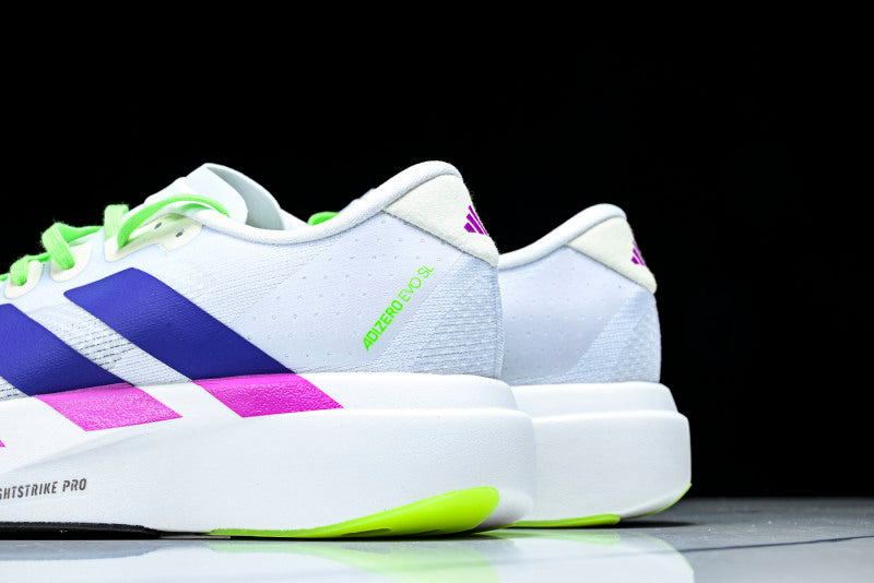 ADIZERO EVO SL - White/Purple/Green