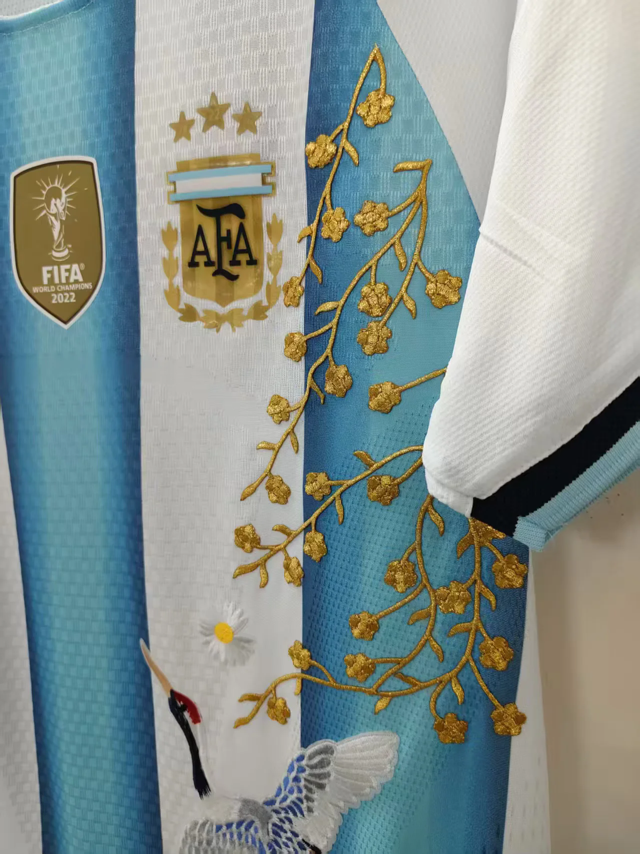 Argentina Home Kit International Player Version World Cup 26  Special Embroidered - LIMITED