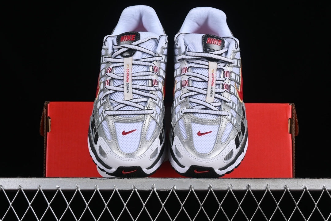Nike P6000 White/Varsity Red