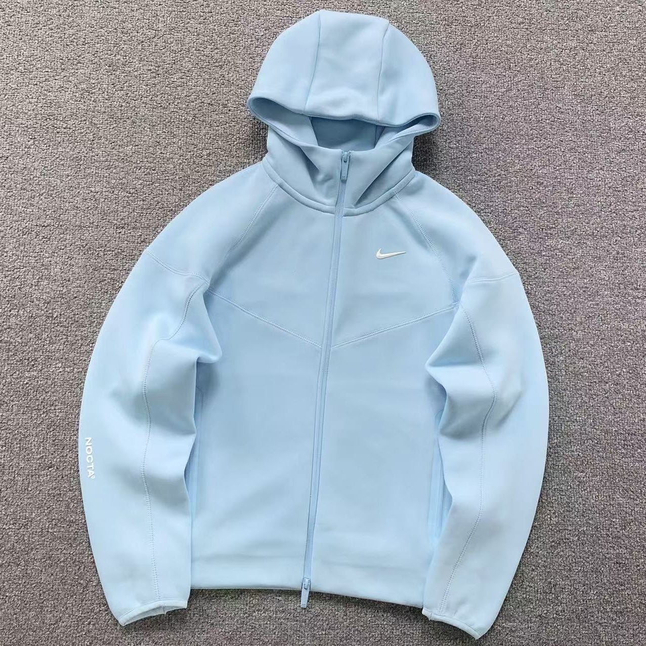 TOP JACKET ONLY - Nike Tech NOCTA Set - Sky Blue