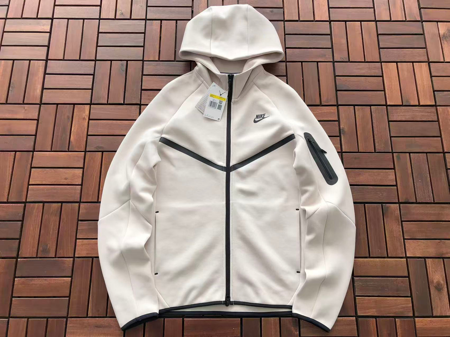 Nike Tech Fleece Set - Beige/Black