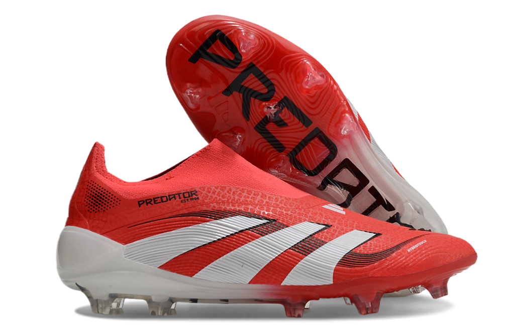 Adidas Predator Elite Pure Victory Laceless FG  Red / Core Black / White