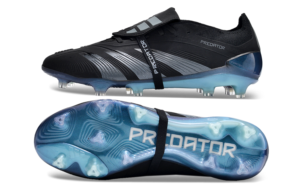 Adidas Predator Elite Fold-over Tongue FG Black/Silver/Jade