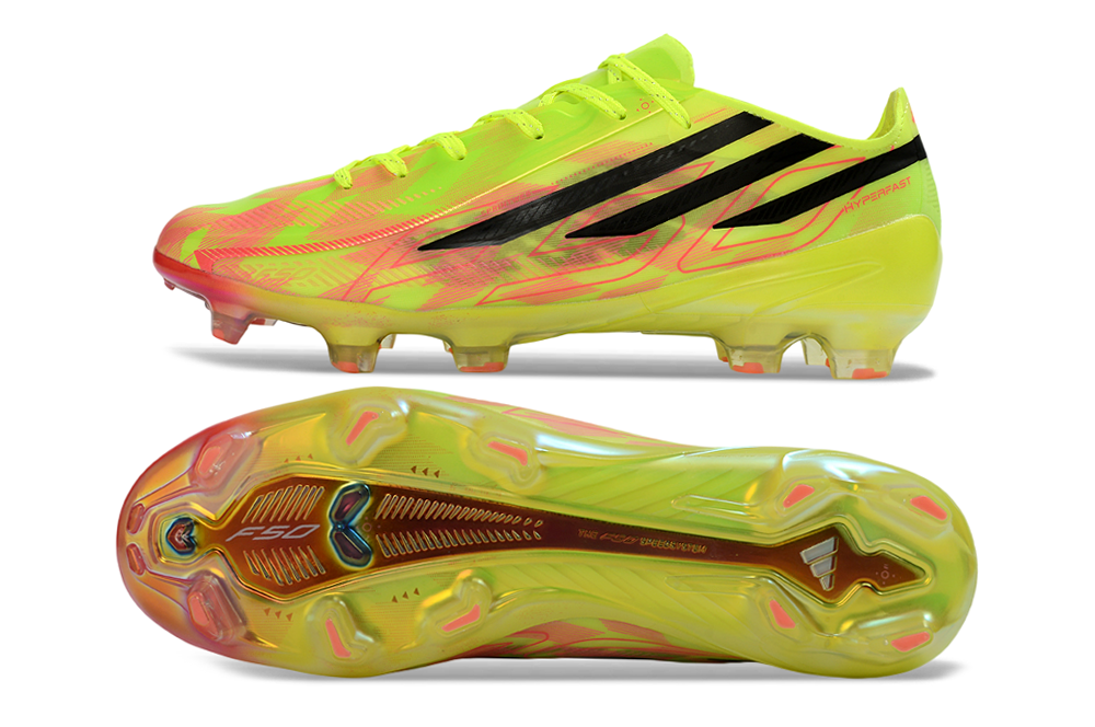 Adidas F50 Hyperfast Elite FG Solar Yellow and Core Black