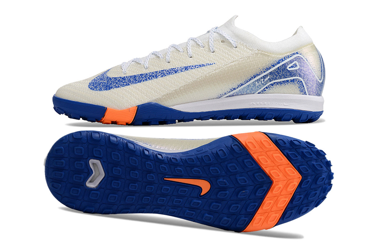 Nike Air Zoom Mercurial Vapor X TURF TF - White/Blue/Orange