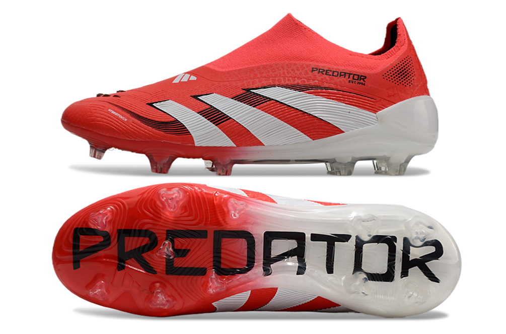 Adidas Predator Elite Pure Victory Laceless FG  Red / Core Black / White