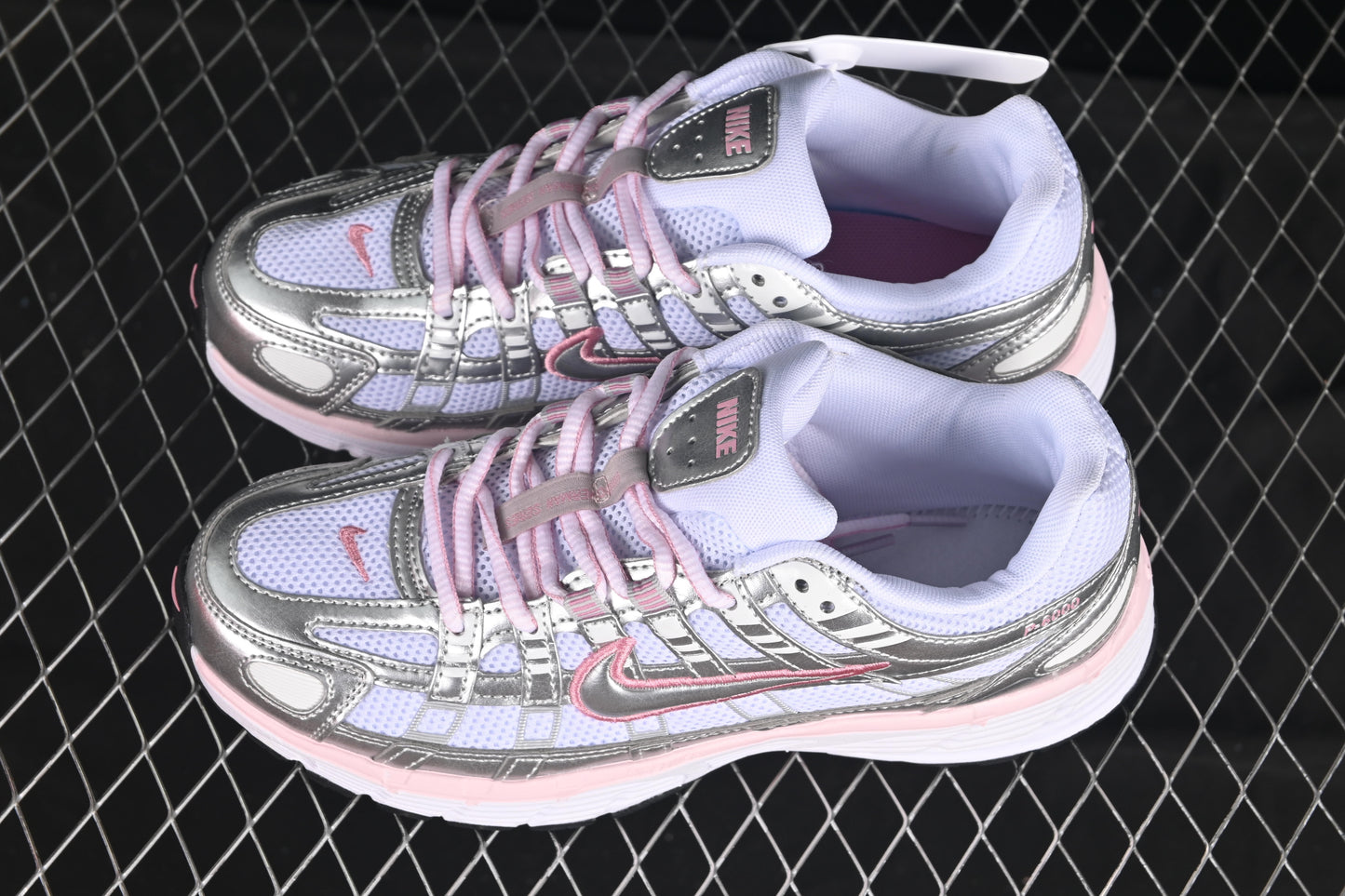 Nike P6000 White/Silver/Pink