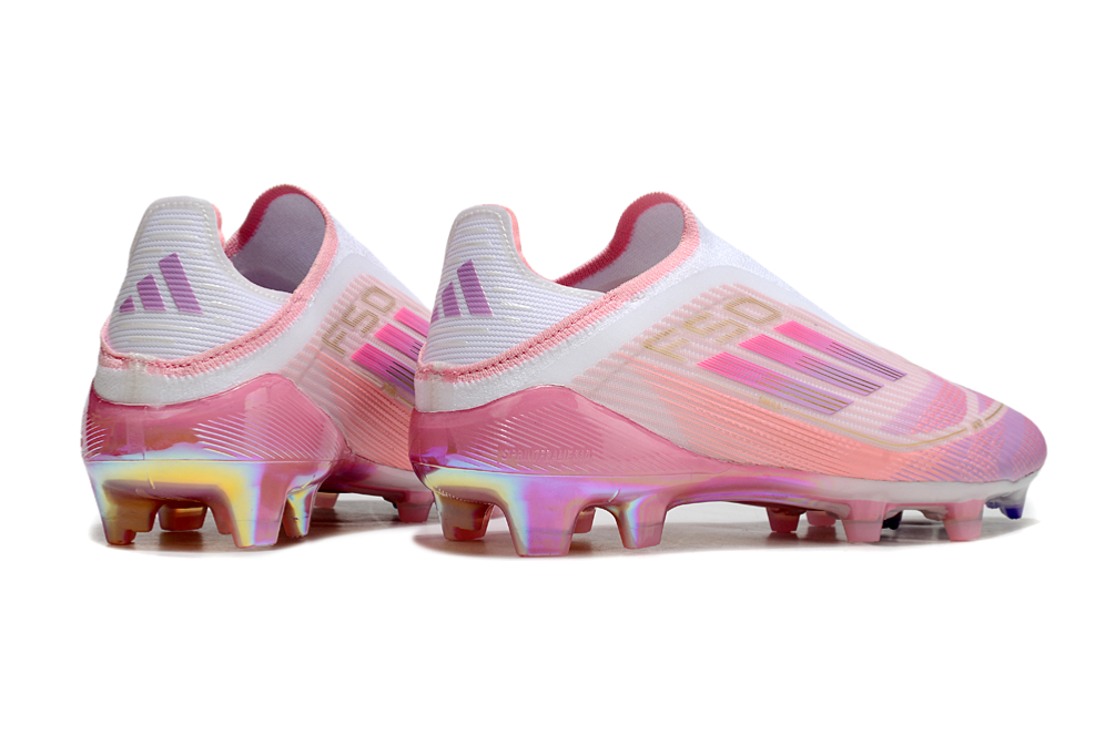 Adidas F50 Laceless x Lamine Yamal FG  Purple/White/Pink Lamine Elite