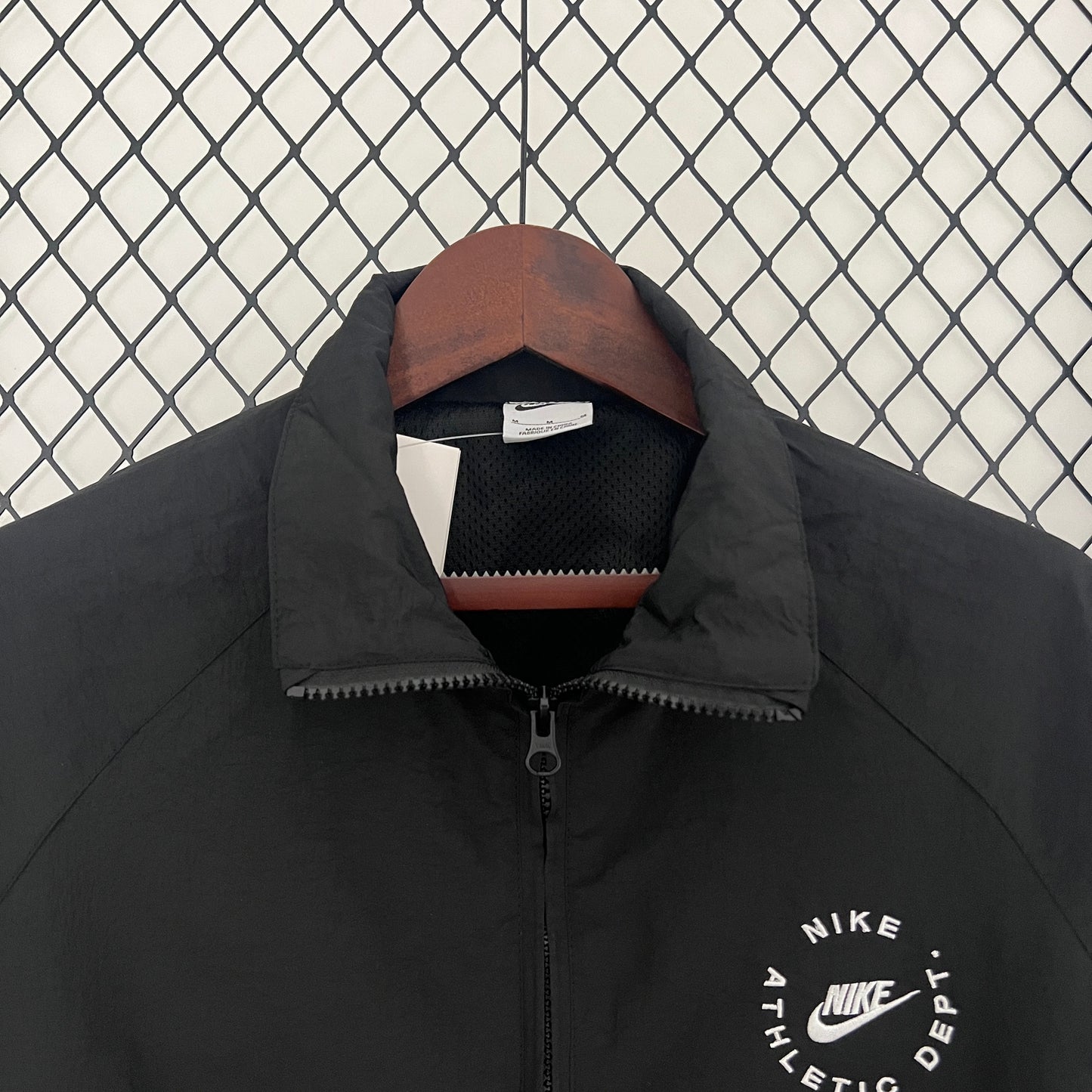 Nike Athletic Department Embroidered Jacket Black/White Windbreaker