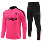 Chelsea Pink 1/4 Zip Training Tracksuit 24/25