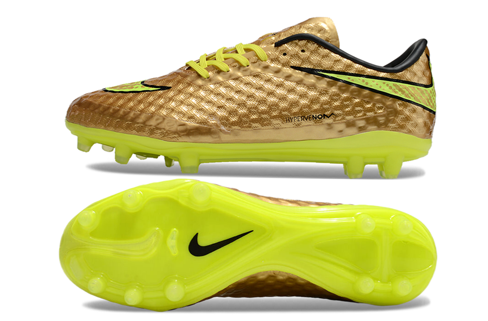 Nike Hypervenom Phantom Elite FG Metallic Gold Coin / Volt “Sonho Dourado” Neymar