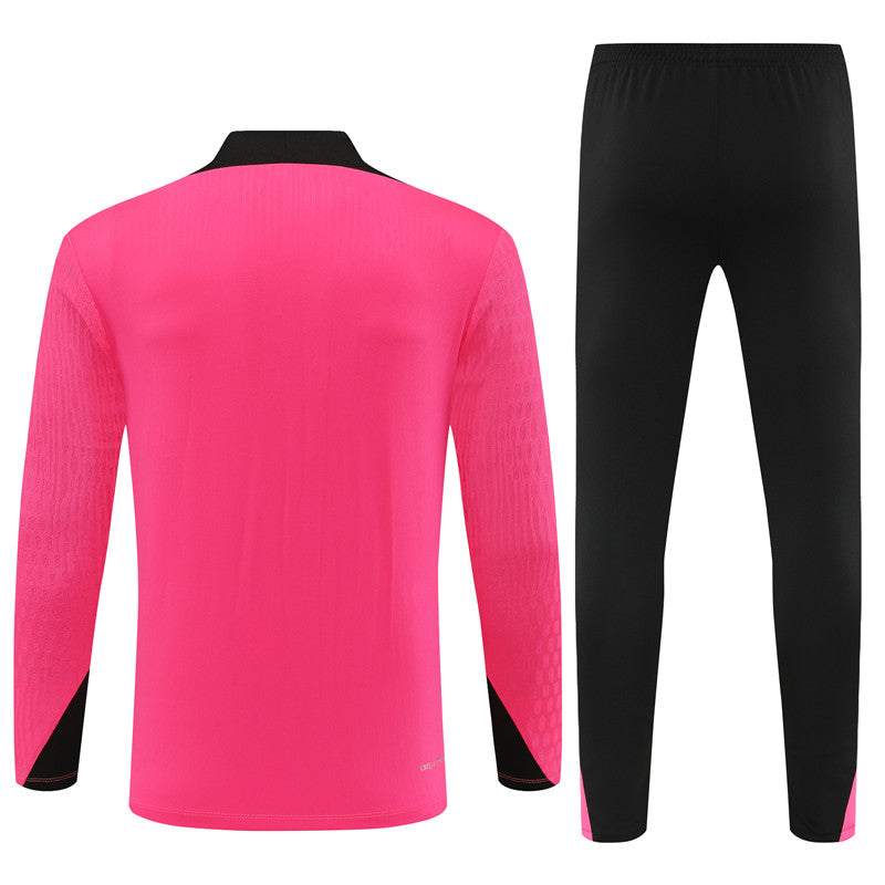 Chelsea Pink 1/4 Zip Training Tracksuit 24/25