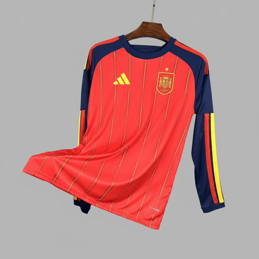 Spain Home Kit 25/26 International World Cup 26 Long sleeves
