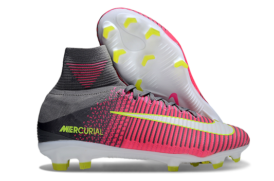 Nike Air Zoom Mercurial Superfly V - Motion Blur Pink/Wolf Grey/Green White FG
