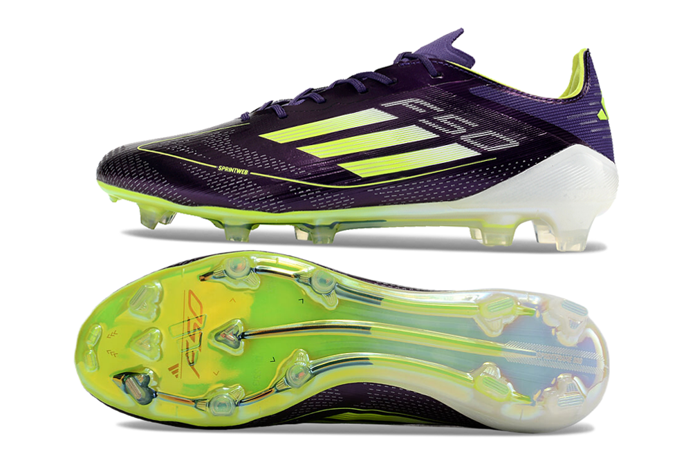 Adidas F50 Adizero FG Purple/Yellow/White