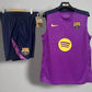 Barcelona Training Kit Purple Player Version Navy 25/26