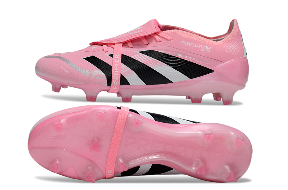 Adidas Predator Elite Fold-over Tongue FG Off BECKHAM PINK CLASH !