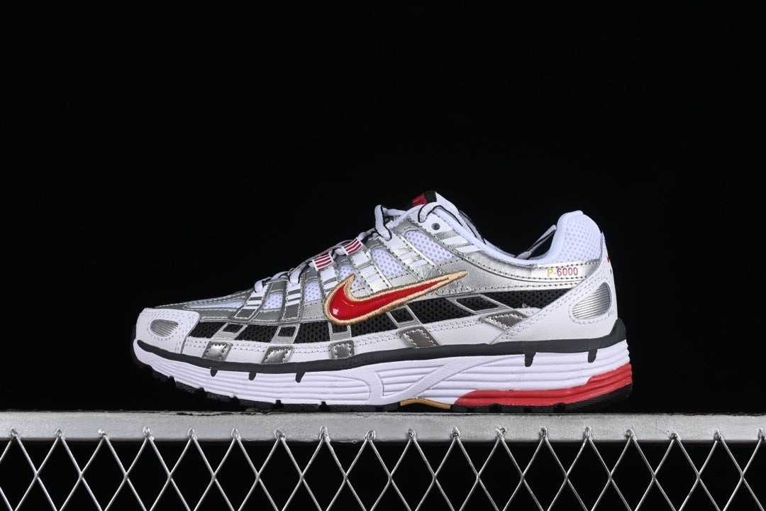 Nike P6000 White/Varsity Red