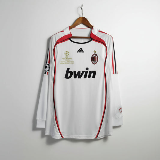 Ac Milan Away Kit Retro Long Sleeves 06/07