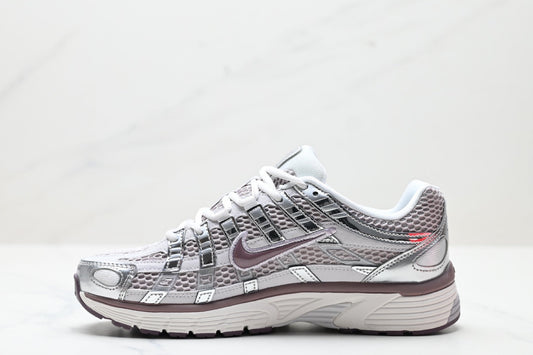 Nike P6000 White/Silver/Brown