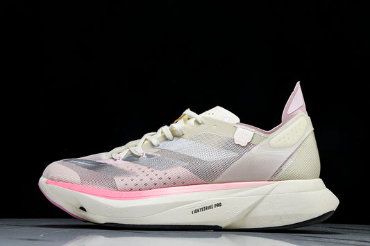 ADIZERO ADIOS Pro 3 - CHALK WHITE/SILVER METALLIC/CLEAR PINK