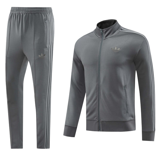 Adidas Bold Training Full Zip Tracksuit Grey/Silver