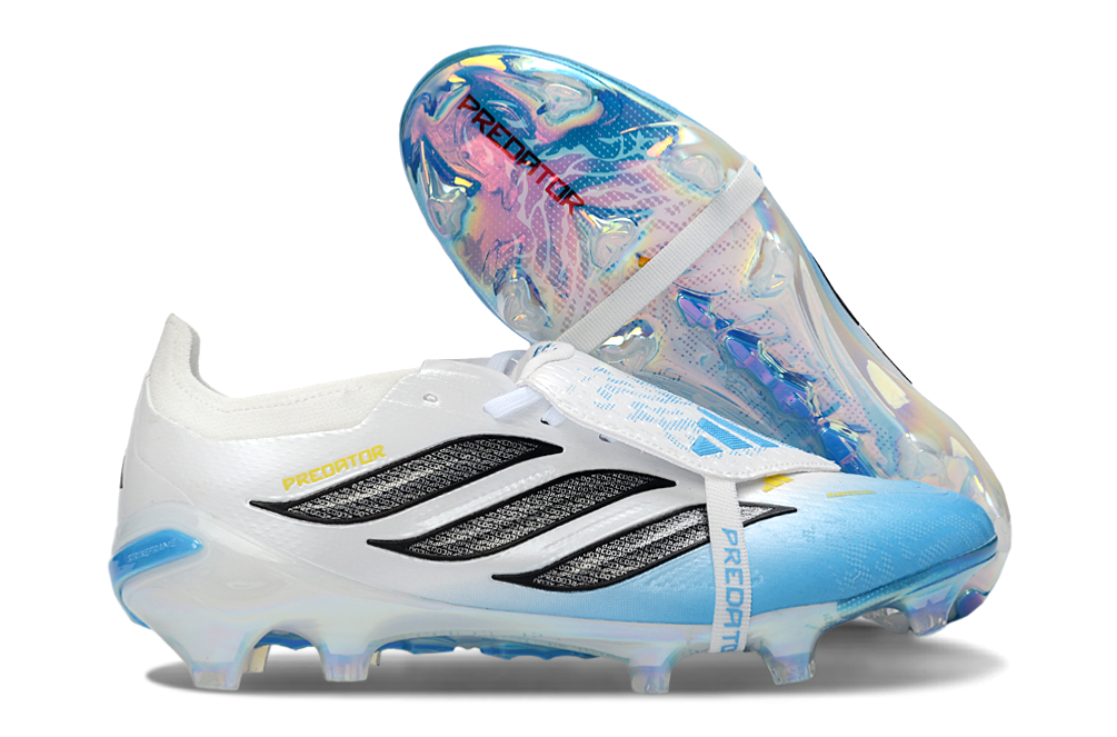 Adidas Predator Elite Fold-over Tongue FG Ice Blue/White