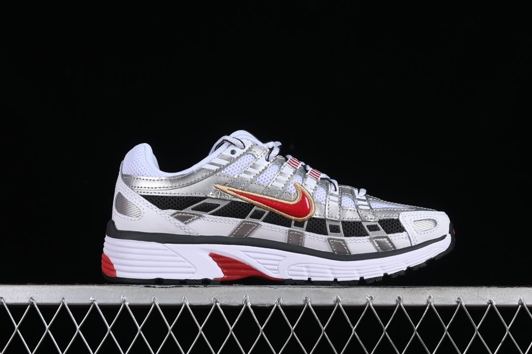 Nike P6000 White/Varsity Red