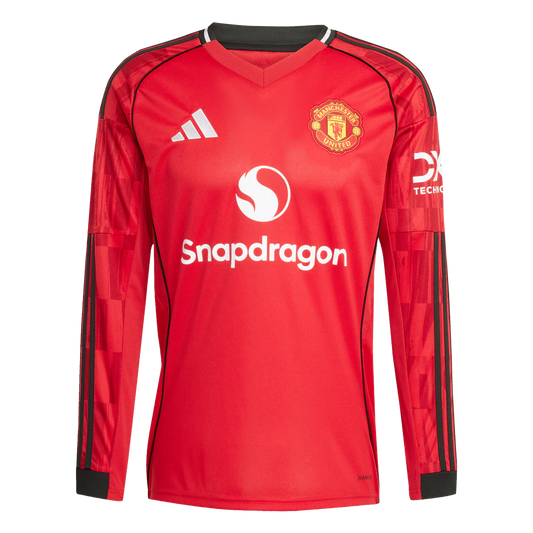 Manchester United Home Kit 25/26 Long Sleeves