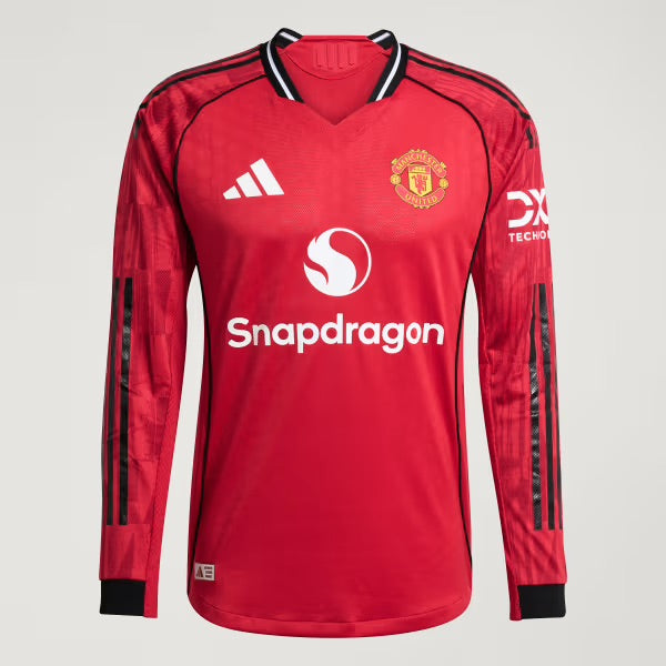 Manchester United Home Kit 25/26 Long Sleeves Player Version