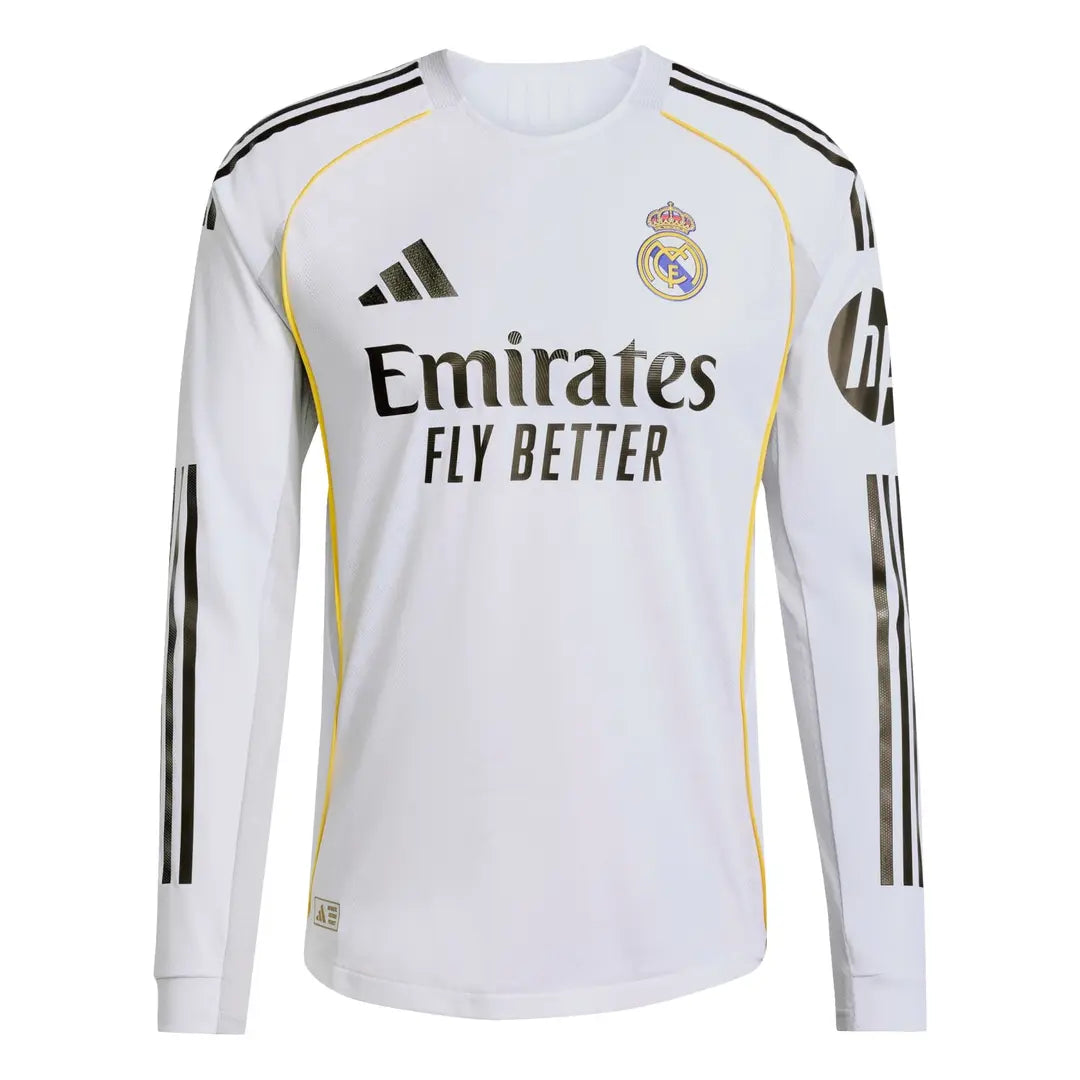 Real Madrid Home Kit 25/26 Long Sleeves Player Version