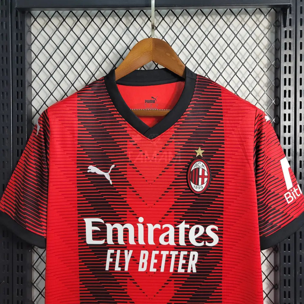 Ac Milan Home Kit 23/24 Football Jersey