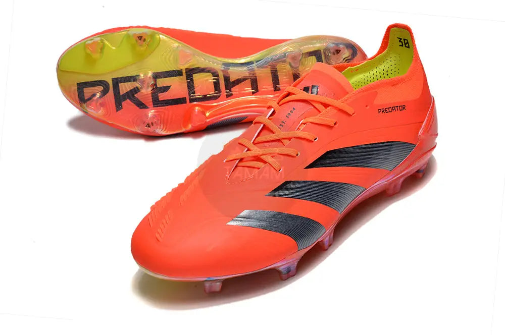Adidas Predator Elite Fg Predstrike - Solar Red/Core Black/Solar Yellow Limited Edition Soccer
