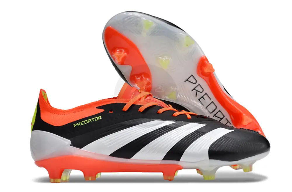 Adidas Predator Elite Fg Solar Energy - Core Black/Footwear White/Solar Red Soccer Cleats