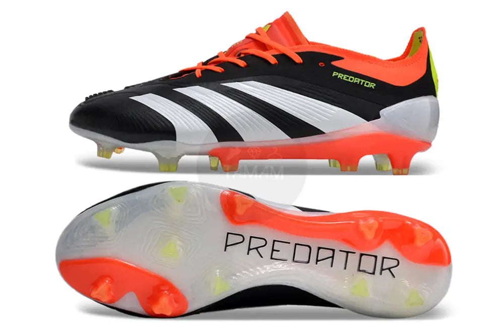 Adidas Predator Elite Fg Solar Energy - Core Black/Footwear White/Solar Red Soccer Cleats