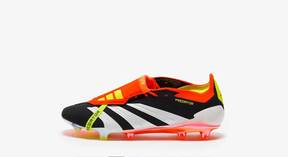 Adidas Predator Elite Fold - Over Tongue Fg Solar Energy - Core Black/Footwear White/Solar Red