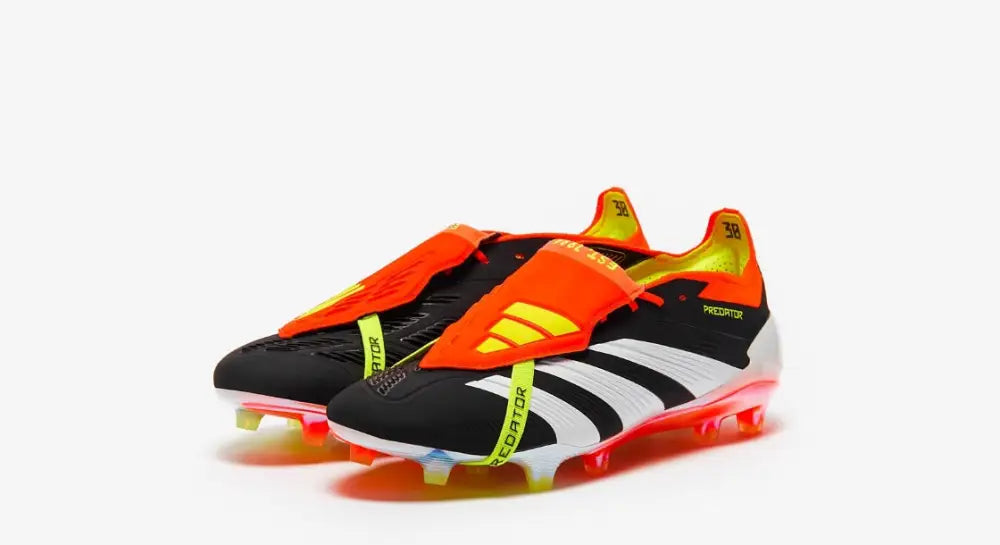 Adidas Predator Elite Fold - Over Tongue Fg Solar Energy - Core Black/Footwear White/Solar Red