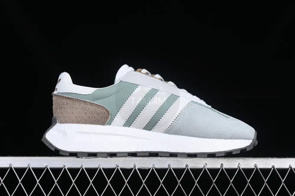 Adidas Retropy E5 Green/White/Brown Military Sneakers