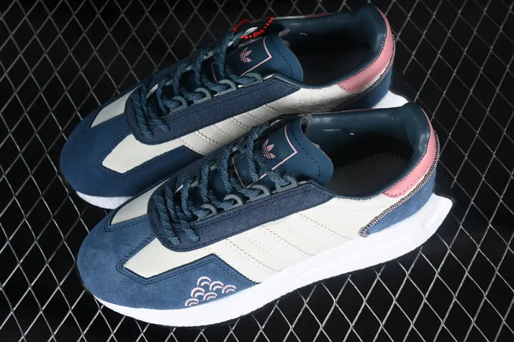 Adidas Retropy E5 Suede Navy Blue Sneakers