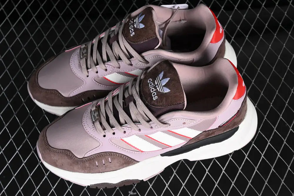 Adidas Retropy F90 White/Pink/Brown Sneakers