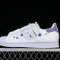 Adidas Superstar White/Purple Sneakers