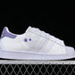 Adidas Superstar White/Purple Sneakers